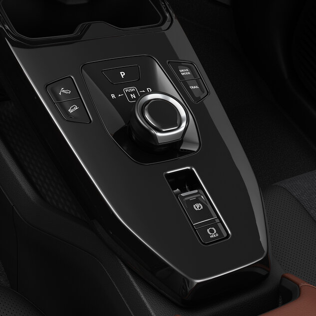 Schalter zum Aktivieren oder Deaktivieren des AUTO- oder TRAIL-Modus bei 4WD-Modellen.