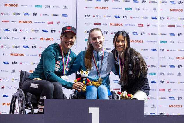 (c) Jan Virt, IFSC:  Jasmin Plank holt bei WM in Bern 2023 die Silbermedaille.