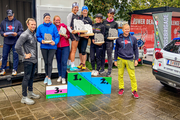 Siegerehrung Damen Teams Laufbewerb