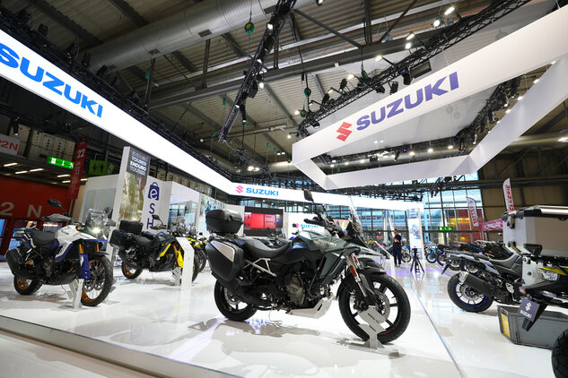 Suzuki Messestand auf der EICMA 2023